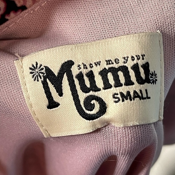 Show Me Your Mumu Dress Women's Size S Rancho Mirage Lace Up Tunic Mini Festival - Picture 8 of 11